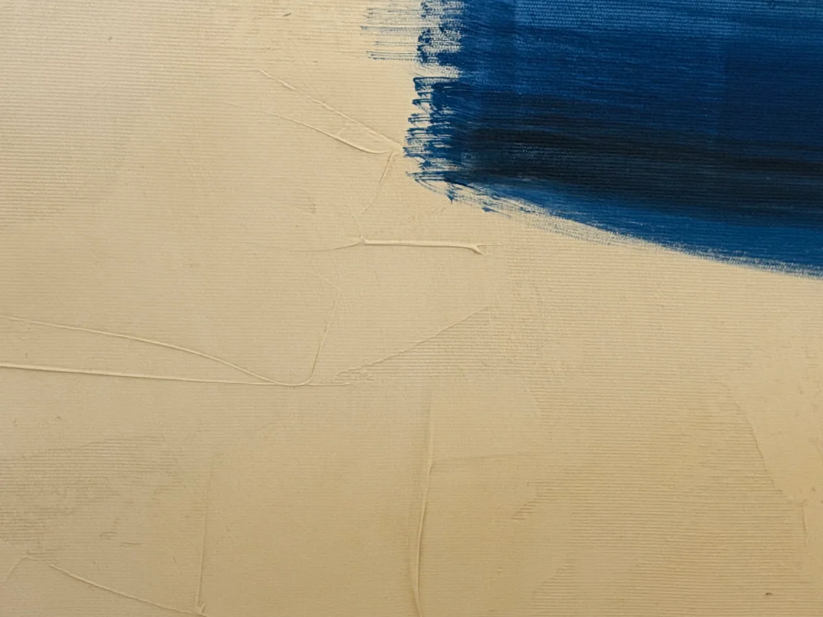 Surface detail — Silent Interval by Alyne Perfeito, 120 x 160 cm (47.2 x 63 in)