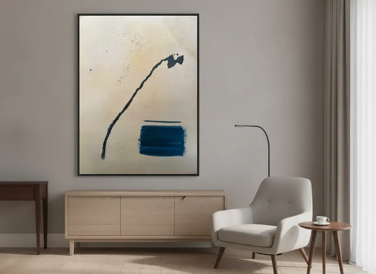 Silent Interval in a room — digital visualization (illustrative only)